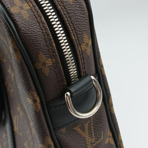 Pre-owned Louis Vuitton Porte Documents Voyage brown Monogram Canvas M40225 handbag | stylenewstar