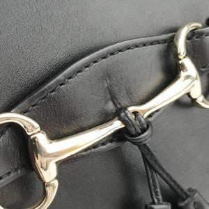 Pre-owned Gucci Emily Black Leather 295402 shoulderbag | stylenewstar
