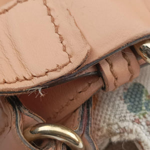 Pre-owned Gucci Flora Multicolour×White canvas×leather 145857 shoulderbag | stylenewstar