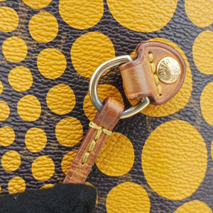 Vintage Louis Vuitton Neverfull MM MARRON × JAUNE Monogram Wave Dot Canvas M40685 handbag | stylenewstar