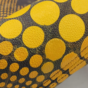 Vintage Louis Vuitton Neverfull MM MARRON × JAUNE Monogram Wave Dot Canvas M40685 handbag | stylenewstar