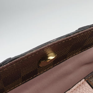Pre-owned Louis Vuitton Bond Street EBENE×Magnolia Damier Canvas×Taurillon leather N64417 shoulderbag | stylenewstar
