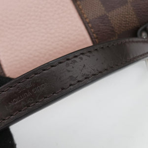 Pre-owned Louis Vuitton Bond Street EBENE×Magnolia Damier Canvas×Taurillon leather N64417 shoulderbag | stylenewstar