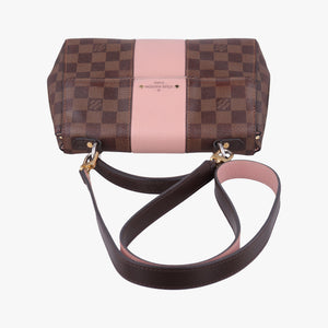Pre-owned Louis Vuitton Bond Street EBENE×Magnolia Damier Canvas×Taurillon leather N64417 shoulderbag | stylenewstar