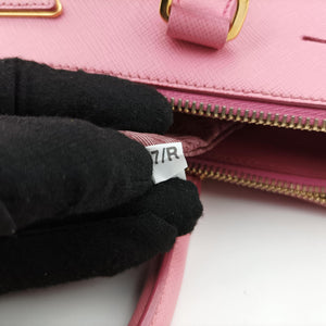 Pre-owned Prada Galleria Pink SAFFIANO Leather BN2274 shoulderbag | stylenewstar