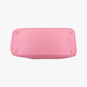 Pre-owned Prada Galleria Pink SAFFIANO Leather BN2274 shoulderbag | stylenewstar