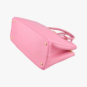 Pre-owned Prada Galleria Pink SAFFIANO Leather BN2274 shoulderbag | stylenewstar