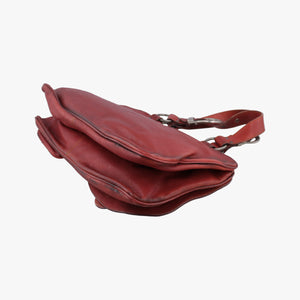 Secondhand Christian Dior Gaucho Red Leather handbag | stylenewstar