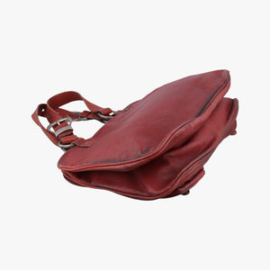 Secondhand Christian Dior Gaucho Red Leather handbag | stylenewstar