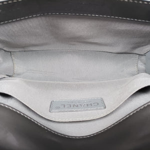 Pre-owned Chanel BOY CHANEL gray Leather A67017 shoulderbag | stylenewstar