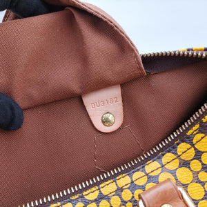 Pre-owned Louis Vuitton Monogram Town Speedy 30 Brown x Yellow Monogram canvas M40692 handbag | stylenewstar