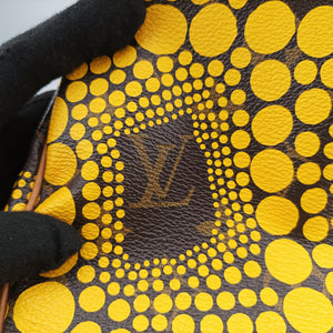 Pre-owned Louis Vuitton Monogram Town Speedy 30 Brown x Yellow Monogram canvas M40692 handbag | stylenewstar
