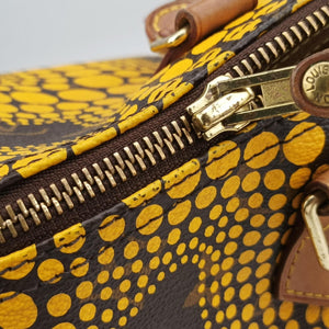 Pre-owned Louis Vuitton Monogram Town Speedy 30 Brown x Yellow Monogram canvas M40692 handbag | stylenewstar
