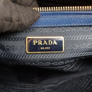 Vintage Prada Galleria Blue SAFFIANO Leather BN2274 handbag | stylenewstar
