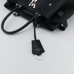 Pre-owned Louis Vuitton Lockme Day Noir Grained Calf Leather M53730 handbag | stylenewstar