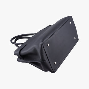 Pre-owned Louis Vuitton Lockme Day Noir Grained Calf Leather M53730 handbag | stylenewstar