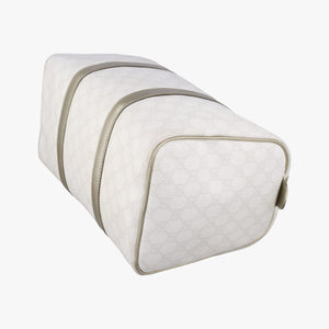 Pre-owned Gucci GG plus Spring Joy GG Supreme White PVC coated canvas 193603 handbag | stylenewstar