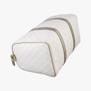 Pre-owned Gucci GG plus Spring Joy GG Supreme White PVC coated canvas 193603 handbag | stylenewstar