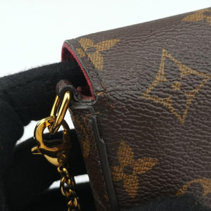 Pre-owned Louis Vuitton Pochette Felicie Brown Monogram Canvas M61276 shoulderbag | stylenewstar