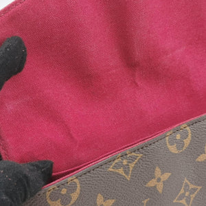Pre-owned Louis Vuitton Pochette Felicie Brown Monogram Canvas M61276 shoulderbag | stylenewstar