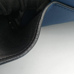 Pre-owned Prada Half Flap Double Turn Lock Blue SAFFIANO Leather BN2821 shoulderbag | stylenewstar