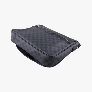 Pre-owned Louis Vuitton DANIEL MM Noir Damier GRAPHITE N58029 shoulderbag | stylenewstar