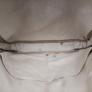 Pre-owned Gucci GG Supreme Briefcase Business Beige×Navy PVC coated canvas×Leather 223667 handbag | stylenewstar