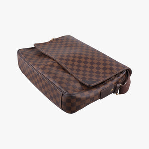 Pre-owned Louis Vuitton Abbesses EBENE Damier Canvas M45257 shoulderbag | stylenewstar