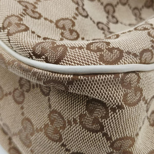 Pre-owned Gucci Sukey Brown Canvas×Leather 296835 handbag | stylenewstar