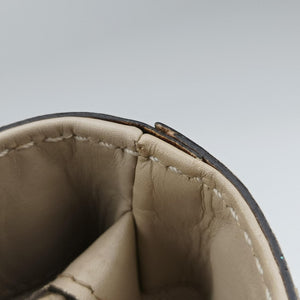Pre-owned Gucci Sukey Brown Canvas×Leather 296835 handbag | stylenewstar