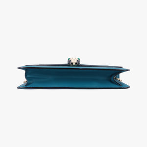 Secondhand Bvlgari SERPENTI FOREVER Blue Leather shoulderbag | stylenewstar
