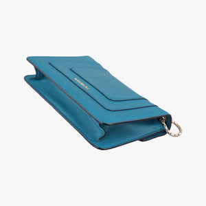 Secondhand Bvlgari SERPENTI FOREVER Blue Leather shoulderbag | stylenewstar
