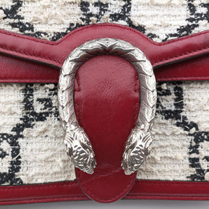 Vintage Gucci Dionysus Ivory × Red × Black Tweed×Leather 400249 shoulderbag | stylenewstar