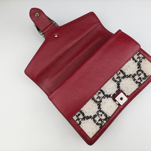 Vintage Gucci Dionysus Ivory × Red × Black Tweed×Leather 400249 shoulderbag | stylenewstar
