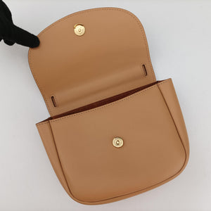 Pre-owned Yves Saint Laurent KAIA Beige Leather 619740 shoulderbag | stylenewstar