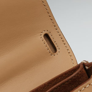 Pre-owned Yves Saint Laurent KAIA Beige Leather 619740 shoulderbag | stylenewstar