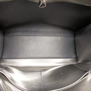 Pre-owned Louis Vuitton City Steamer MM Silver Smooth Calfskin Leather handbag | stylenewstar