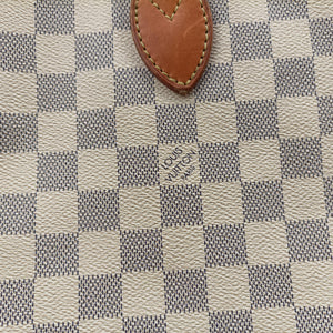 Pre-owned Louis Vuitton NEVERFULL GM AZUR Damier Canvas N51108 handbag | stylenewstar