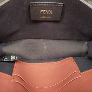 Pre-owned Fendi F is Brown Leather 8BM005 shoulderbag | stylenewstar