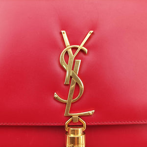 Vintage Yves Saint Laurent KATE Red Leather 326078 shoulderbag | stylenewstar