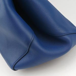 Pre-owned Christian Dior Open Bar Blue Leather shoulderbag | stylenewstar