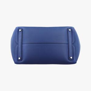 Pre-owned Christian Dior Open Bar Blue Leather shoulderbag | stylenewstar