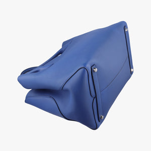 Pre-owned Christian Dior Open Bar Blue Leather shoulderbag | stylenewstar