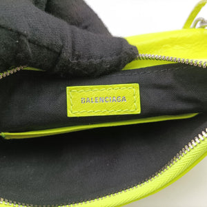 Pre-owned Balenciaga Le Cagole Green lambskin shoulderbag | stylenewstar