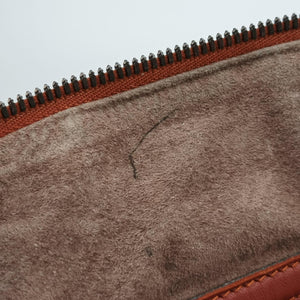 Secondhand Bottega Veneta Intrecciato Maroon lambskin handbag | stylenewstar