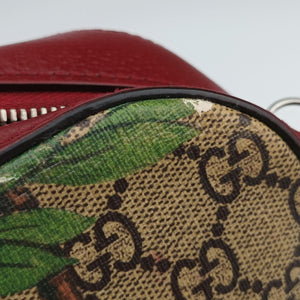 Pre-owned Gucci GG Supreme Tian Camera Brown PVC coated canvas×Leather 450947 shoulderbag | stylenewstar