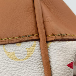 Vintage Louis Vuitton CLAUDIA white Monogram Multicolor M40193 handbag | stylenewstar