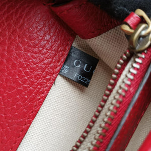 Pre-owned Gucci Dionysus Red Leather 400249 shoulderbag | stylenewstar