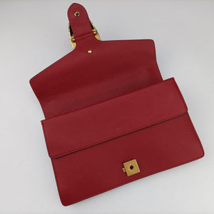 Pre-owned Gucci Dionysus Red Leather 400249 shoulderbag | stylenewstar