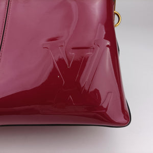 Pre-owned Louis Vuitton MIROIR TOTE MAGENTA Vernis M54640 shoulderbag | stylenewstar